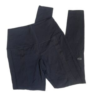 Splits59 Perforated High Waist Leggings Black Small